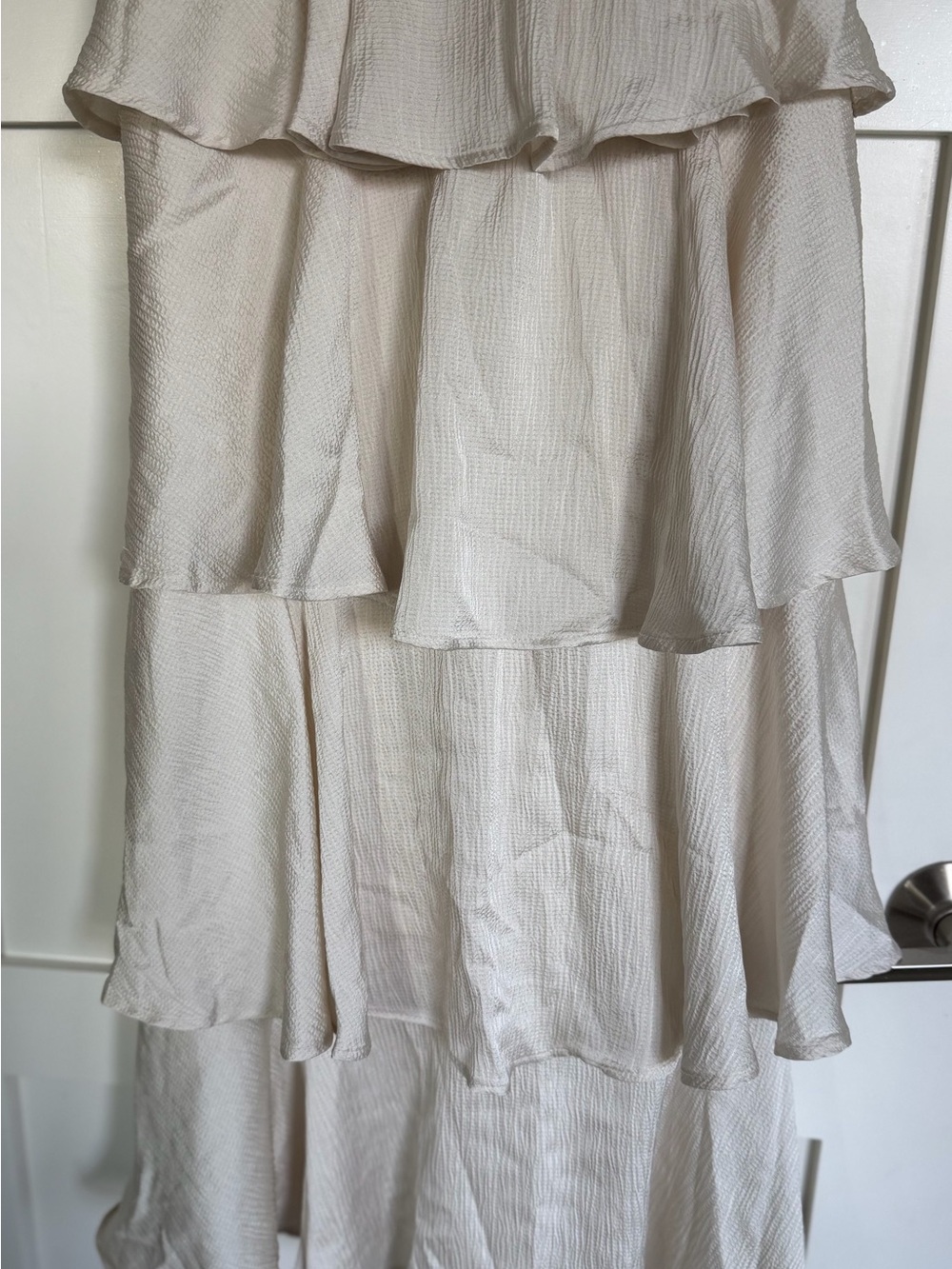 Altar'd State Cream Tiered Ruffle Maxi Dress - Picture 7 of 9